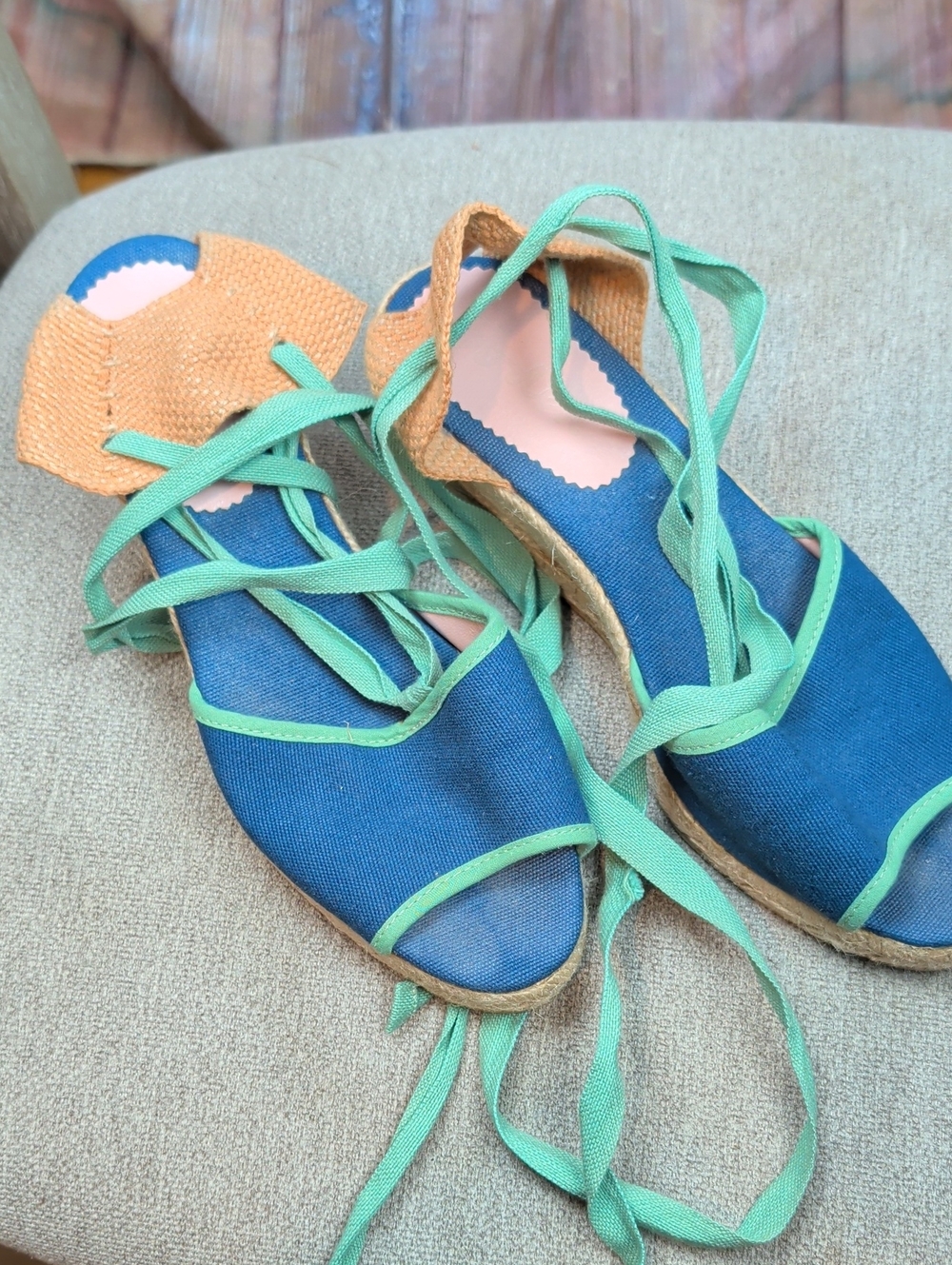 Boden Lace-Up Sandals Size 38